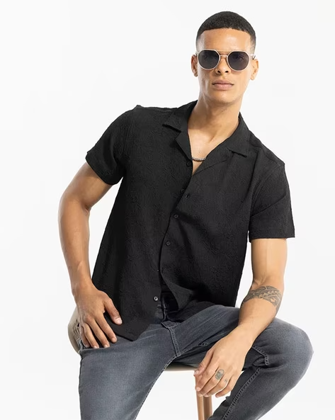 Softcrush Boxy Fit Cotton Shirt